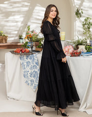 Black Swan - Black Long Sleeve Dress