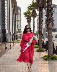 Pink Whisper -Pink Long Sleeve Dress