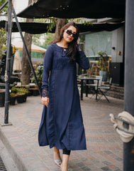 georgette long dress