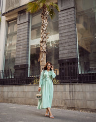 long green dress formal