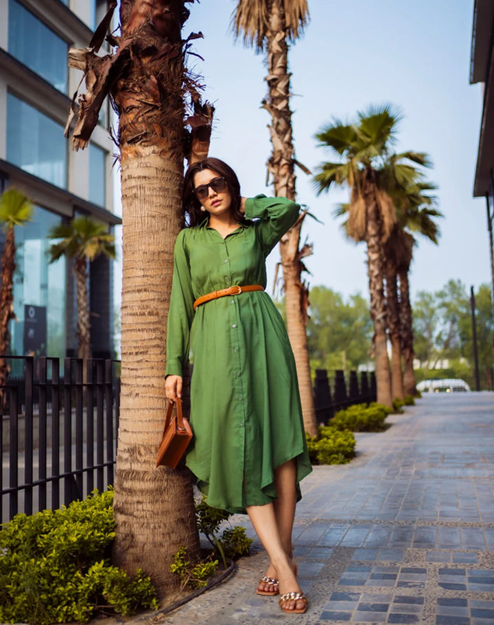 long green maxi