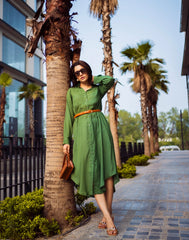 long green maxi